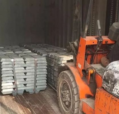 99.95% βασισμένο στον ψευδάργυρο κράμα πλινθωμάτων ψευδάργυρου ASTM AISI