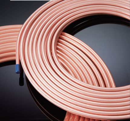 Σπείρα C26000 C27000 χαλκού τηγανιτών σωλήνων σωλήνων χαλκού εναλλασσόμενου ρεύματος ψύξης ASTM