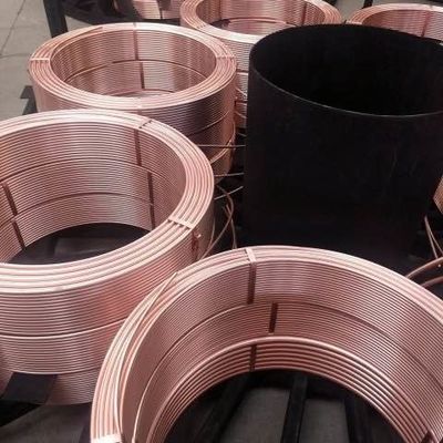 Πληγή H65 22mm επιπέδων καθαρός σωλήνας χαλκού σπειρών σωλήνων χαλκού για την τηγανίτα
