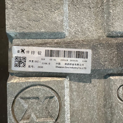 99.996% τα πλινθώματα ψευδάργυρου ασημώνουν την γκρίζα σειρά καθαρά 99,7% μη συμμαχικά