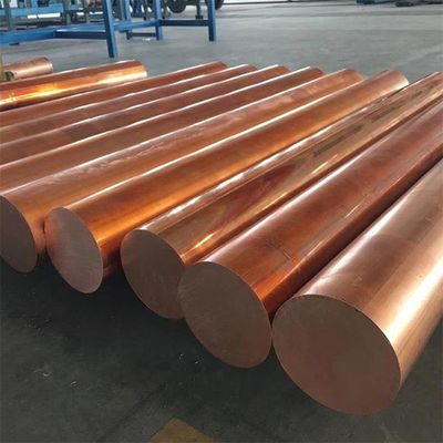 Μεγάλη σκληρότητα Beryllium Copper Rod C17200 Bronze Mold Alloy Μη σιδηρούχιο μέταλλο καθαρή μπάρα